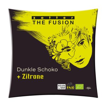 Zotter The Fusion, Dunkle Schokolade + Zitrone 70g